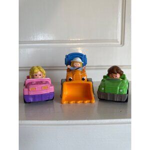 Fisher-Price Little People Construction & Car Vehicle Toys Set 2014 Mattel
